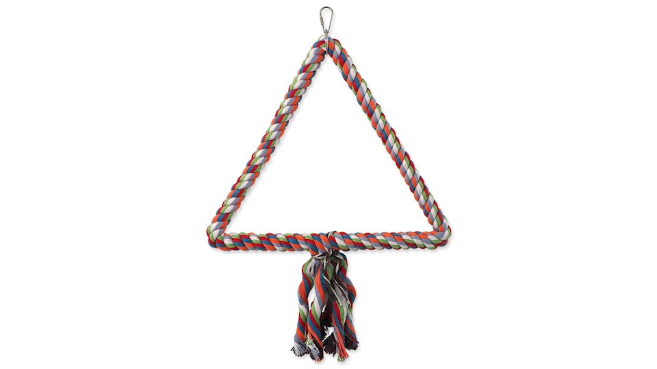 Houpačka BJ barevná s provazy 40x32 cm