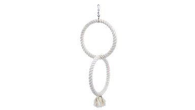 Bavlněné 2 kruhy - 50x24 cm