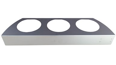 Nerezová základna pro 3 misky