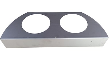 Nerezová základna pro 2 misky