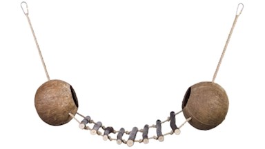 Kokosové domky s žebříkem 90 cm